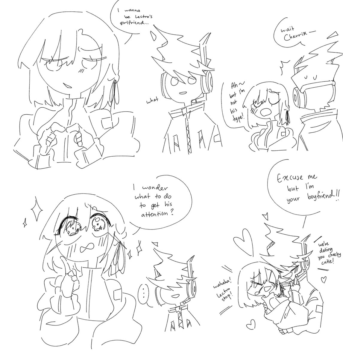 m6qchee's tweet photo. Lectrrix comeback >:]
(Speed doodles in the reply so feel free to watch me suffer)

#FNFLectro #FNFCherrix https://t.co/ivXIzMgcKu