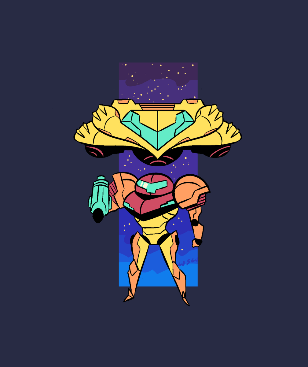 サムス・アラン 「The last Metroid is in captivity. 」|Scott W.のイラスト