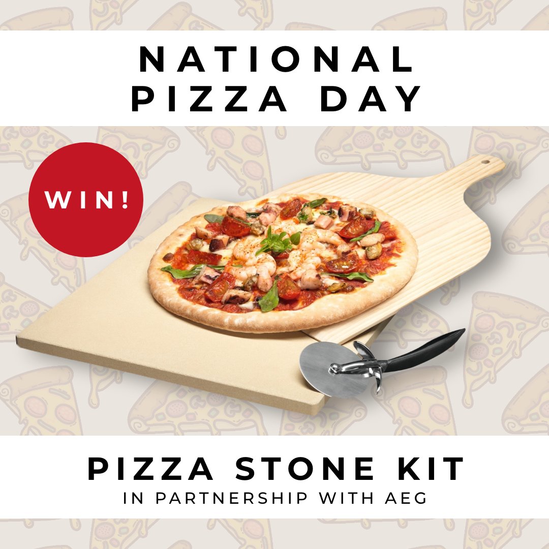 WrenKitchens's tweet photo. To celebrate #NationalPizzaDay, we're teaming up with @aeg_gb to giveaway 12 Pizza Stone Kits! 🍕
For a chance to #Win, tag a friend and make sure you are both following @WrenKitchens and @aeg_gb . 
Competition closes 10.02.23, full T&amp;C's can be found on our website. https://t.co/yDOIJ790qr