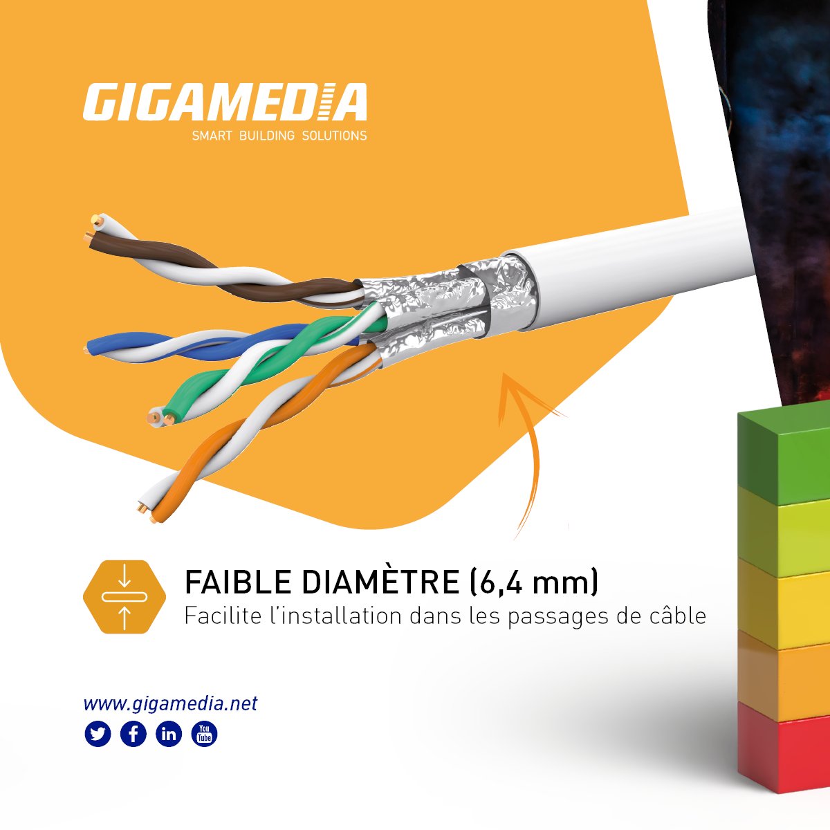 GIGAMEDIA_NET's tweet photo. Facilitez vos chantiers grâce au box de câble CAT6A F/FTP Dca &amp; Cca intégrant un touret.
Dca version 👉 https://t.co/XazeuG7u2o
Cca version 👉 https://t.co/JnNdP8BWFU
 
#GIGAMEDIA #efficient #copper #cabling #cablingsystems #smartbuildingssolutions #systemedecablage #cuivre https://t.co/70SzyJrBNC