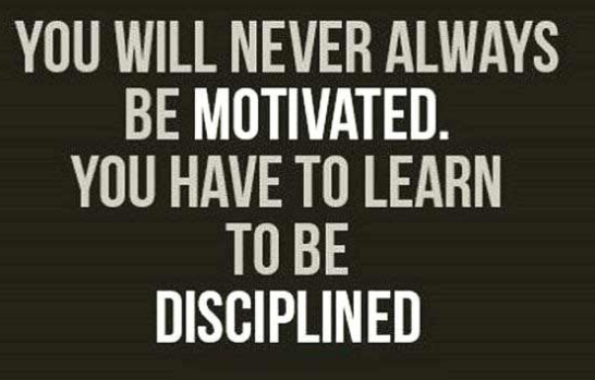 "Discipline helps you finish a job, and finishing is what separates excellent work from average work." - Pat Summitt