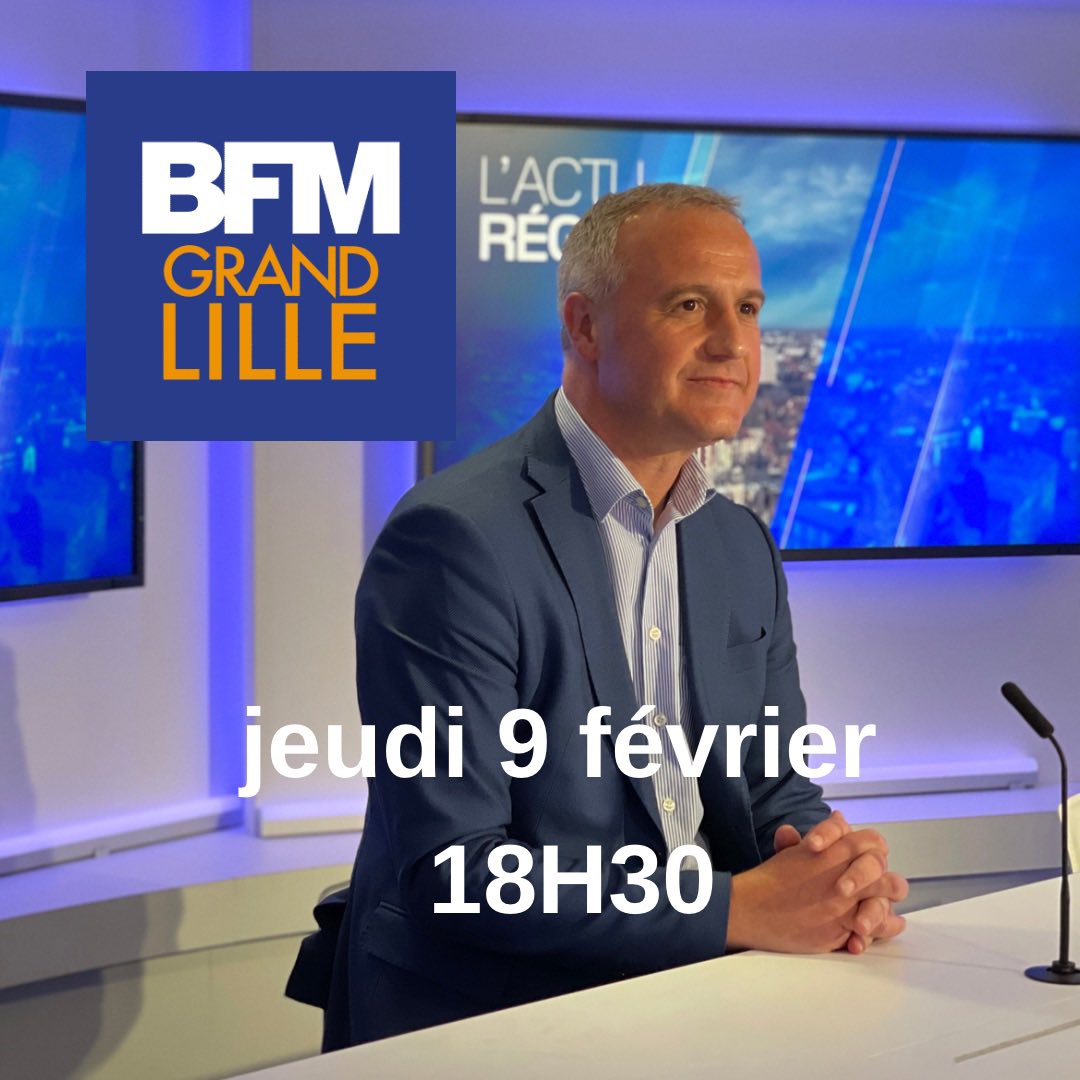 Rendez-vous à 18H30 sur <a href="/BFMGrandLille/">BFM Grand Lille</a> pour évoquer le programme de « Redynamisation des Centres-Villes / Centres-Bourgs » des <a href="/hautsdefrance/">Région Hauts-de-France</a>