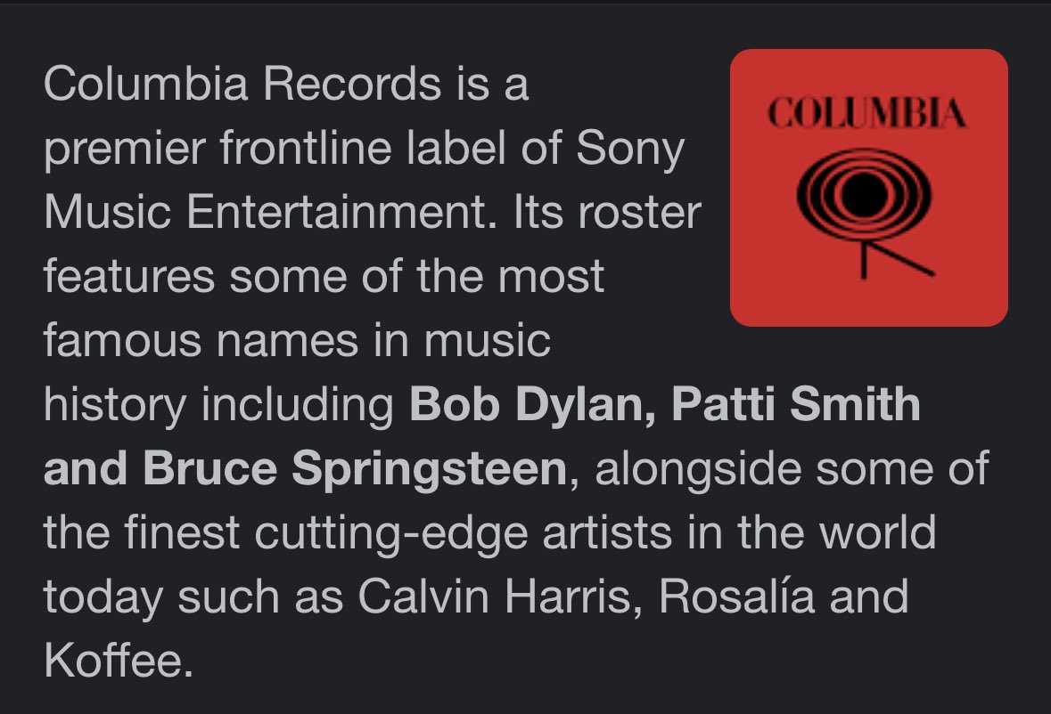 onlyforr28's tweet photo. Wanna hear an insider? BMG (louis) and Sony Music (Harrys) Are now connected. Sony Musical is directed by Simon. Also, everyone has always said that Simon has nothing to do with harry anymore. Columbia records belongs to Sony. They’re under Simon's influence https://t.co/iJwrr8qvsK