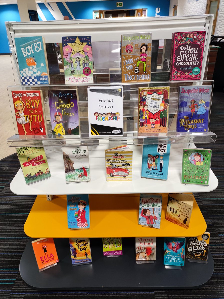DurhamLibraries's tweet photo. Newton Aycliffe library are feeling the love for friends forever with this display celebrating friendship ❤
#DurhamLibraries https://t.co/0gwhIpCxvV