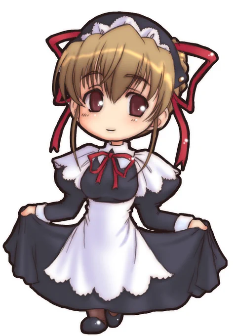 2月12日のワンダーフェスティバルで、私がキャラデザイン&原画したゲーム「PUREMAIDO～着せ替えしてね～」のヒロイン雪奈のフィギュアが販売されます。  作ってくれた原型師さんは、お友達のなつめさん  是非会場で実物を見て下さい!よろしくお願いします  引用RT↓に詳しい情報あります。