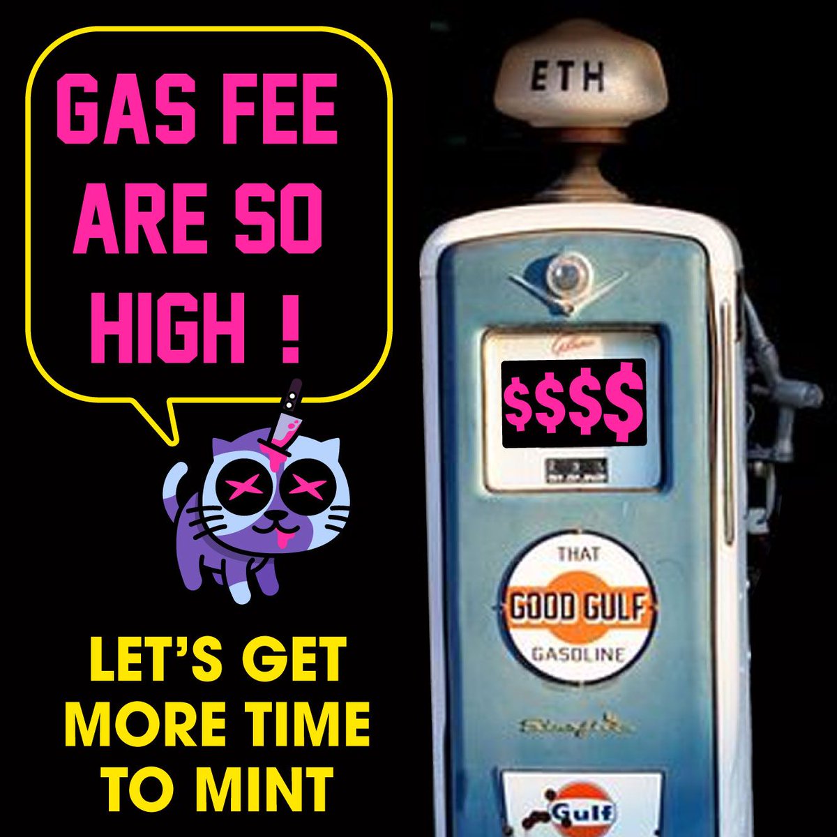 ✅Due to high gas price, we are extending whitelist mint for another 24hrs. 

✅Meanwhile we will assign more mints to KM an KW holders. 

✅Mint dapp : mint.katwalkerz.wtf

#katwalkerz
