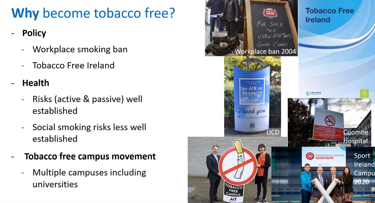 HealthyCampusIE's tweet image. @TCDHealthP on why they became Tobacco Free

@tcddublin @hea_irl 

#healthycampus #tobaccofree #knowledgexchange
