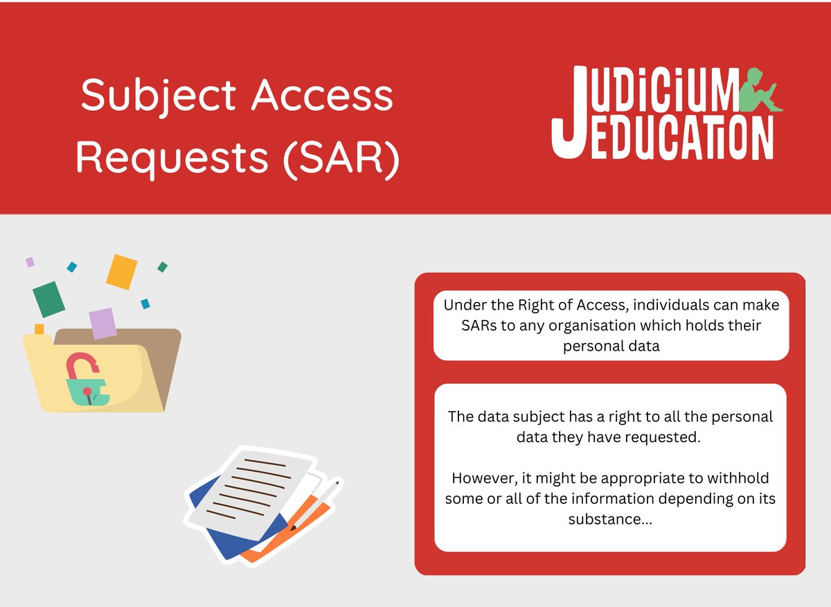DPOforSchools's tweet photo. Is it just us or does it always feel like SAR season?! Here are our #ThursdayThoughts - get in touch with your DPO if you have any questions around requests! #EduTwitter #DataProtection #RightOfAccess https://t.co/dBpk1huwnQ