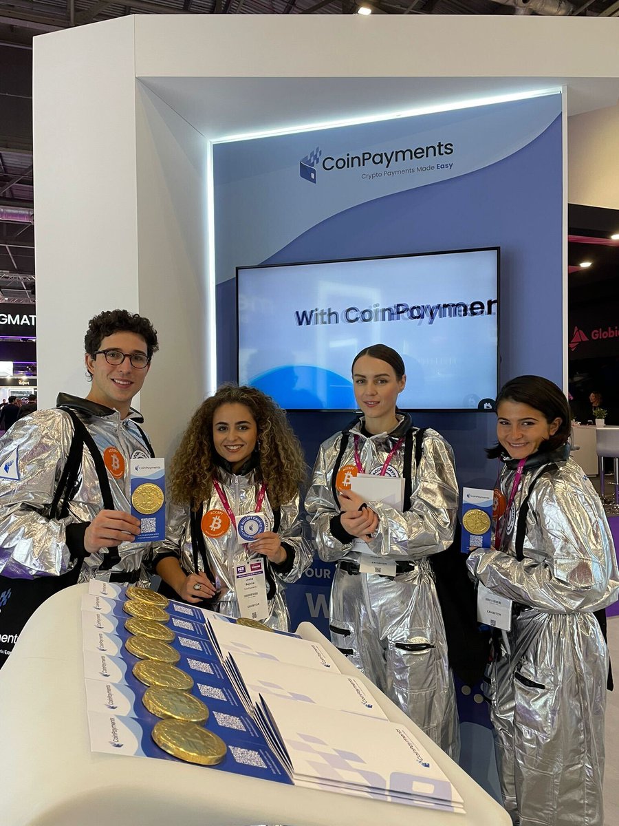 COINPAYMENTSNET's tweet image. The final countdown has started! Let's go for the last day at @ICE365Global

Our astronauts 👩‍🚀 are waiting for you at @CoinPaymentsNET booth to launch 🚀 your iGaming company into the world of crypto payments. Visit us at stand N7-460 and get your giveaways

#ICE23 #icelondon2023