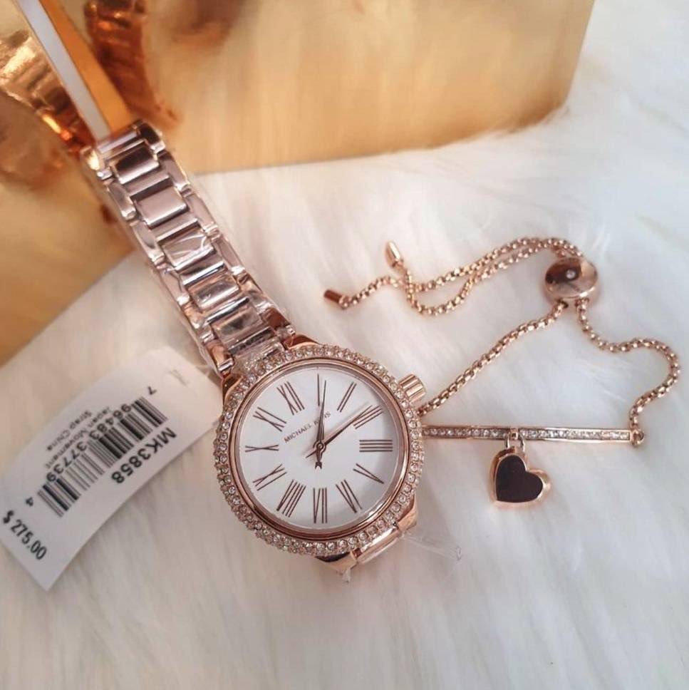 CHappybrand's tweet photo. ￼
เซ็ตนาฬิกาล้อมคริสตัล พร้อมกำไล คุ้มสุด สวยหรู ดูแพง
MICHAEL KORS MK3858
￼สี: โรสโกลด์  
หน้าปัด: ล้อมคริสตัล ขนาด 25 มม.
สาย: กว้าง 16 มม. / ข้อมือ 15-18 ซม.
อปก. ป้ายขาว สมุดคู่มือ กล่องแบรนด์
￼
4,790.-

Shopee: https://t.co/10EeqNkQLf
.
.
 #พร้อมส่ง #ของขวัญวาเลนไทน์ https://t.co/fbV3UNZyEe