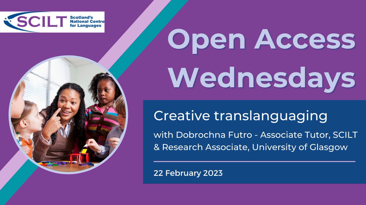 SCILT on Twitter "Join us to explore the use of translanguaging in