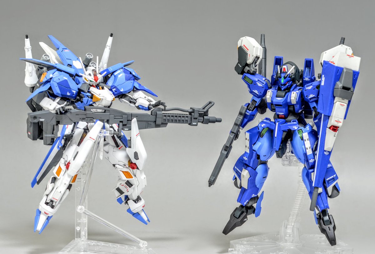 D-V（4/4） 最後はツーショットで〆 Ex-Aガンダムの横に並べるならこの