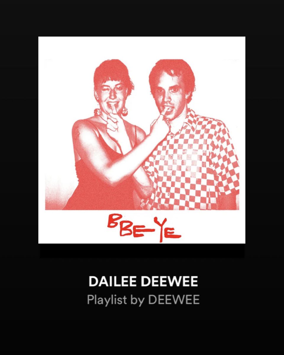 deeweestudio's tweet photo. #DAILEEDEEWEE
#BBEye #LumpyRecords
Follow DAILEE DEEWEE, our one-track playlist, on Spotify: https://t.co/u5Ms1X4E7E https://t.co/zPx33IJLQY