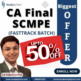 StudyByTech's tweet image. Special offer for CA Final Latest SCMPE Fast Track Batch
Enroll Now: studybytech.com/.../fasttrack-…
.
.
#CAFinalClasses #SCMPE #castudents