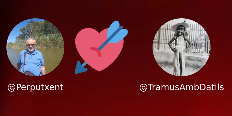 Perputxent's tweet photo. Mi San Valentine de Twitter en el 2023 va a ser: @TramusAmbDatils

Encuentra el tuyo(a) en https://t.co/hH6bbHER7R

#valentinesday2023 #ValentinesDay https://t.co/sz4EE7gdIh