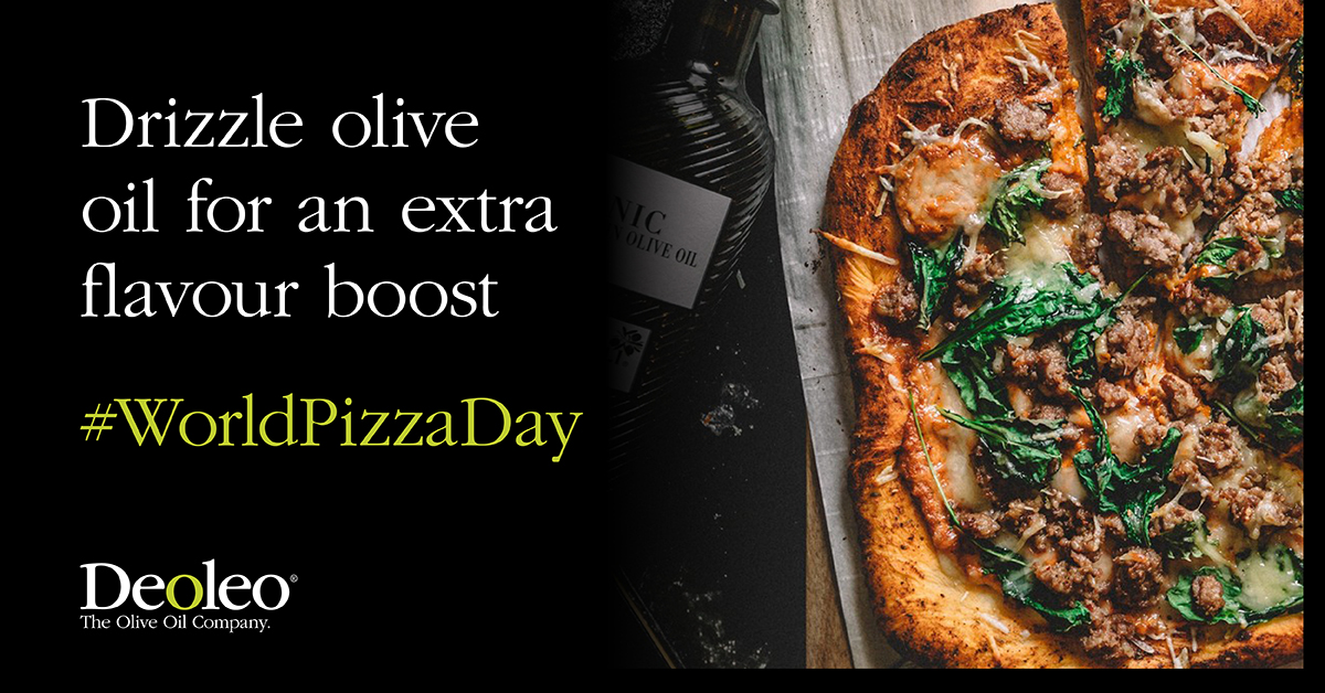 Happy World Pizza Day!

Here at Deoleo, we are passionate about creating the highest quality olive oils that add the perfect touch of flavor to your favorite pizza.

#WorldPizzaDay #Deoleo #OliveOil
