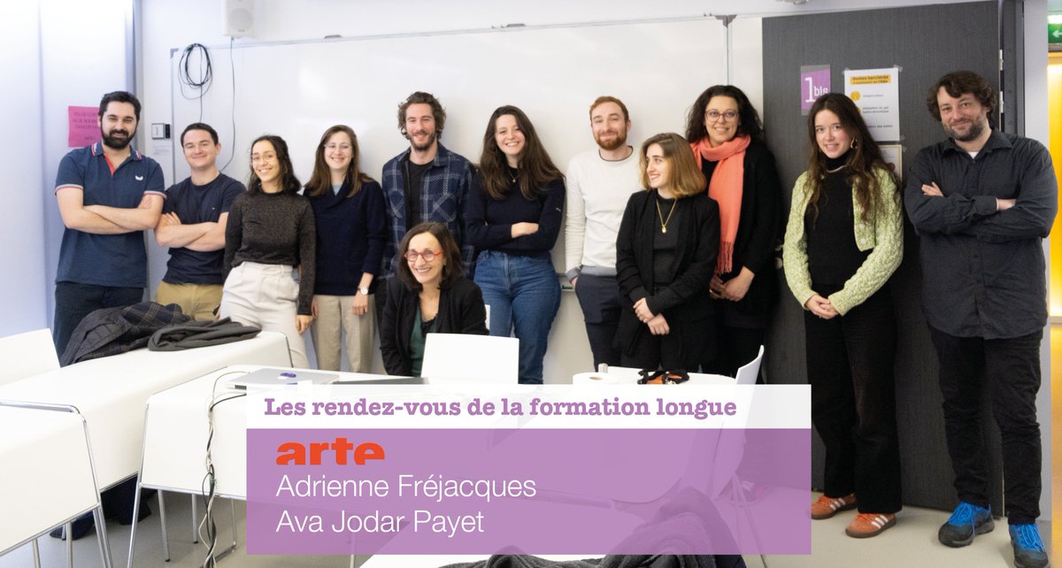 Ceea_edu's tweet photo. 🏫 Merci à Adrienne Fréjacques, Chargée de programmes fiction TV &amp; Web et à Ava Jodar-Payet, Chargée d'édition et de production web, d'être venues présenter le fonctionnement du service Fiction d'@ARTEfr aux élèves de deuxième année. https://t.co/weqmMCLMsh