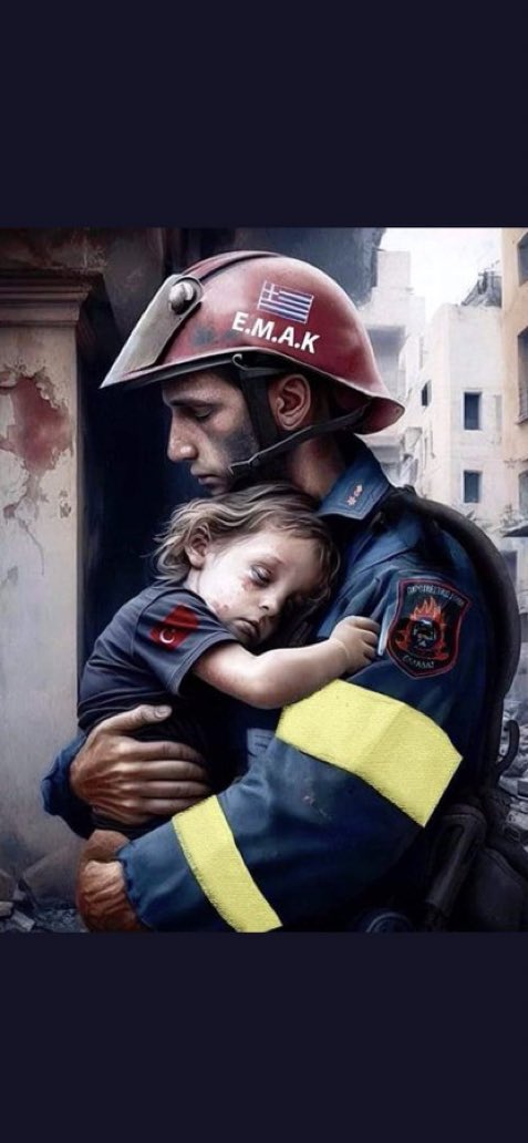 This will not be forgotten. 
Turks and Greeks are cousins. Don’t let anyone tell you otherwise. 🇹🇷 🇬🇷