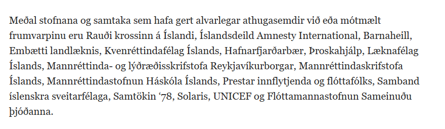 Mér finnst í alvöru ekki þurfa að segja neitt annað um þetta ógeðslega útlendingfrumvarp.