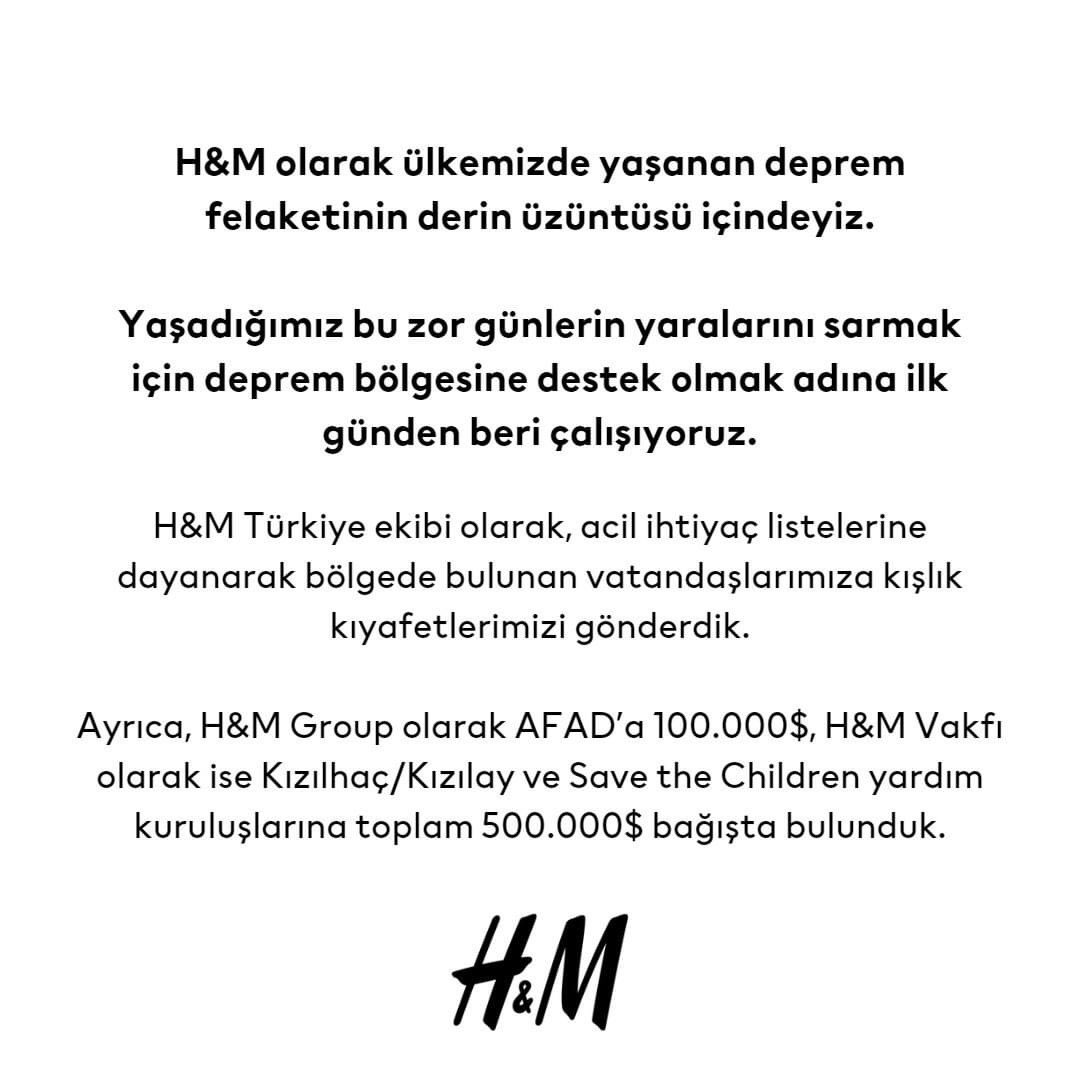 _heydude__'s tweet photo. @taintedprays @3CeyrekpiC H&amp;M olarak yardım yapıldı. https://t.co/ghbJJCANGS