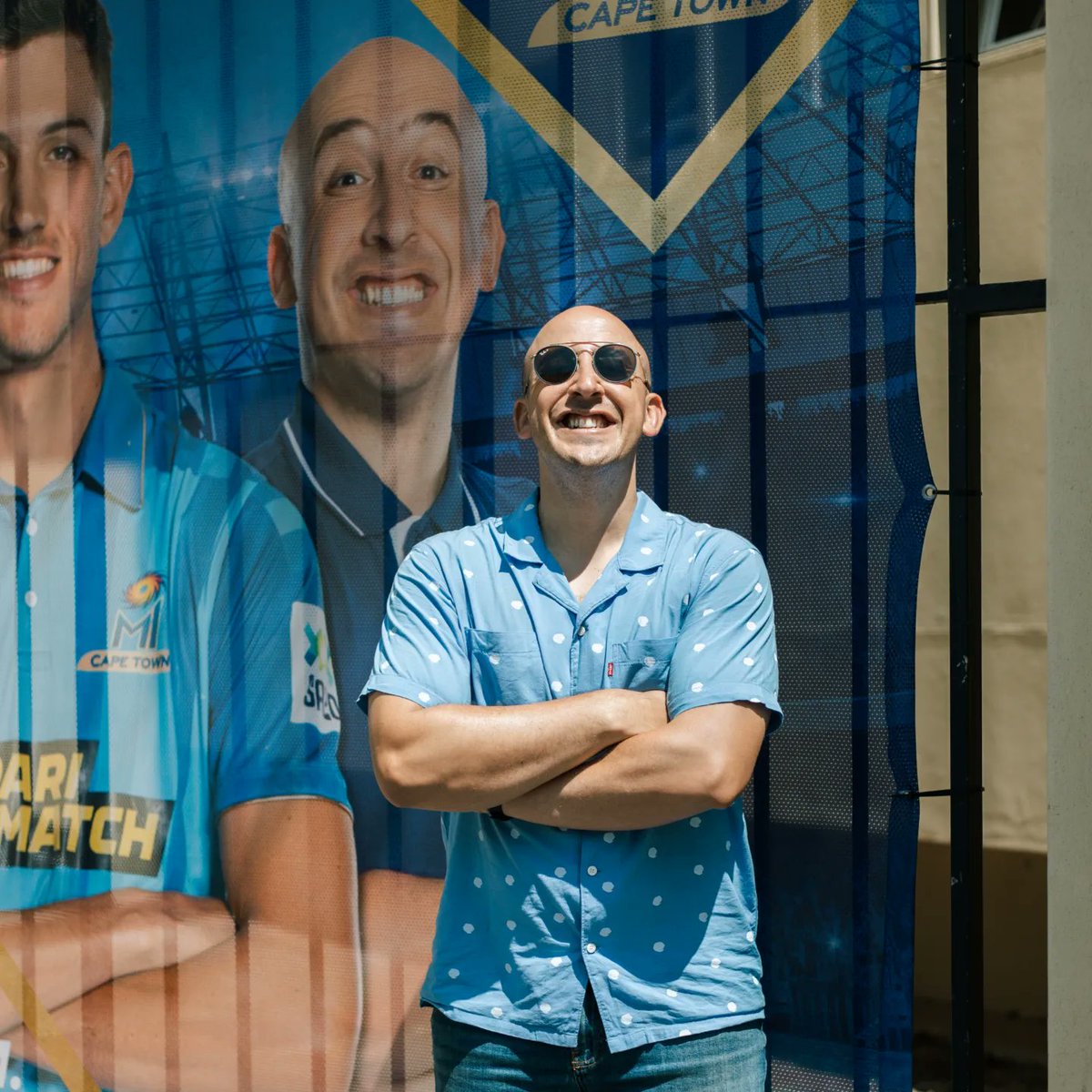 Childhood dreams. My face at Newlands &amp; across CPT. I grew up in the WP cricket system. Now a Comedian &amp; Radio Broadcaster. 9 year old Dalin would be crying &amp; so proud. 34 old Dalin shed some happy tears. Thanks for the amazing opportunity &amp; all the love <a href="/MICapeTown/">MI Cape Town</a> 💙