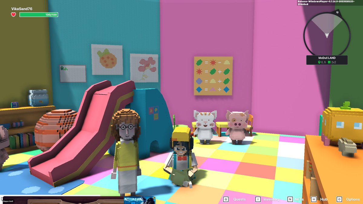 Vik76E's tweet photo. @TheSandboxGame I found the two dragons in McDull LAND! 🐷 #LunarNewYearTSB https://t.co/Zh54666285