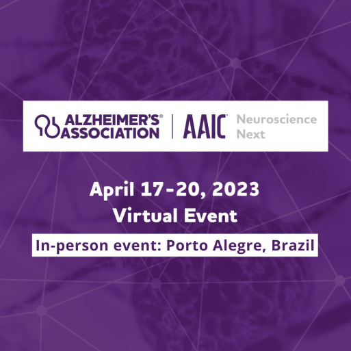 🚨 ALERTA DE EVENTO IMPERDÍVEL 🚨 

Entre os dias 17 e 20 de abril ocorrerá o Alzheimer's Association International Conference (AAIC) Neuroscience Next em Porto Alegre - RS! 

Acompanha esse 🧶 para mais informações 👇