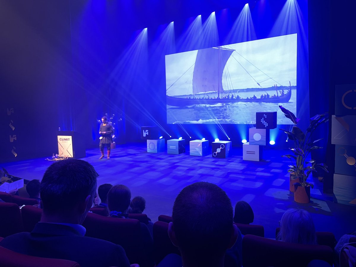 SenseAct's tweet photo. Longship on, great introduction to the project status #Climitsummit2023 #onsafeground https://t.co/vNJUmWiDKG