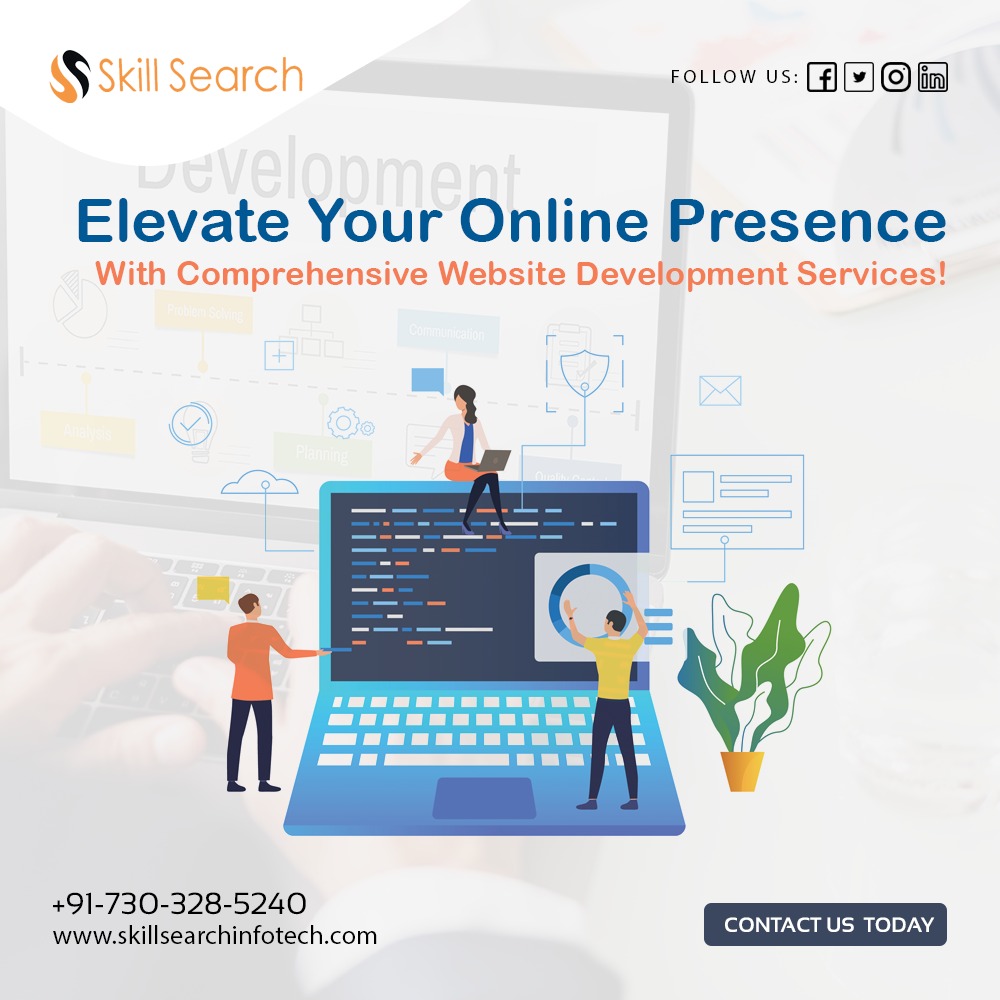 skillsearchinfo's tweet photo. Elevate Your Online Presence With Our Comprehensive Website Development Services! Contact Us Today!
Connect With Us: https://t.co/qXtrLRnHTV
Call Or WhatsApp: +91-7303285240   
#webdevelopment #webdesign #webdeveloper #html #website #css #digitalmarketing #coding #programming https://t.co/yMl32AwJiG