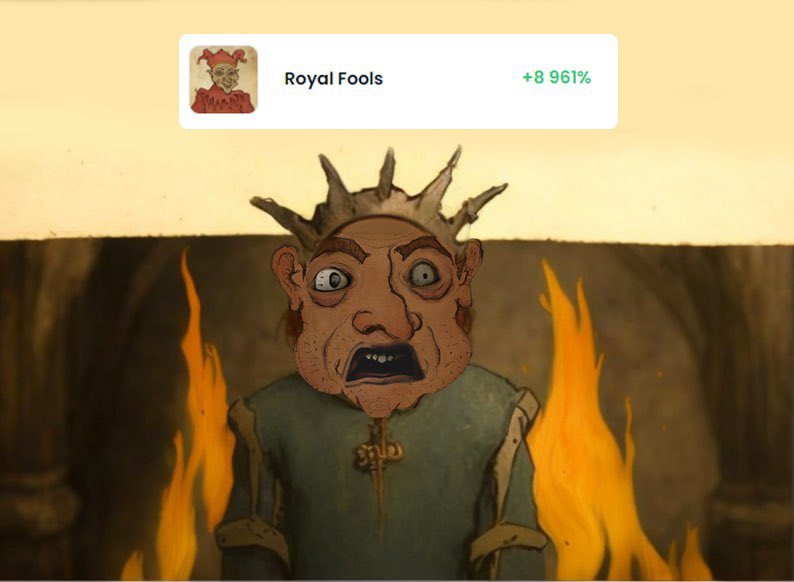 YA_RISUU's tweet photo. WOOHAAHHHKH🔥 @royalfools_lol are trending again, baby🫡🫡 LET'S GO FOOOOOLS Stay foocking #foolish ⚠️⚠️⚠️⚠️ #fff #foolishmoves 🎭🎳 https://t.co/5WIrDKze3U