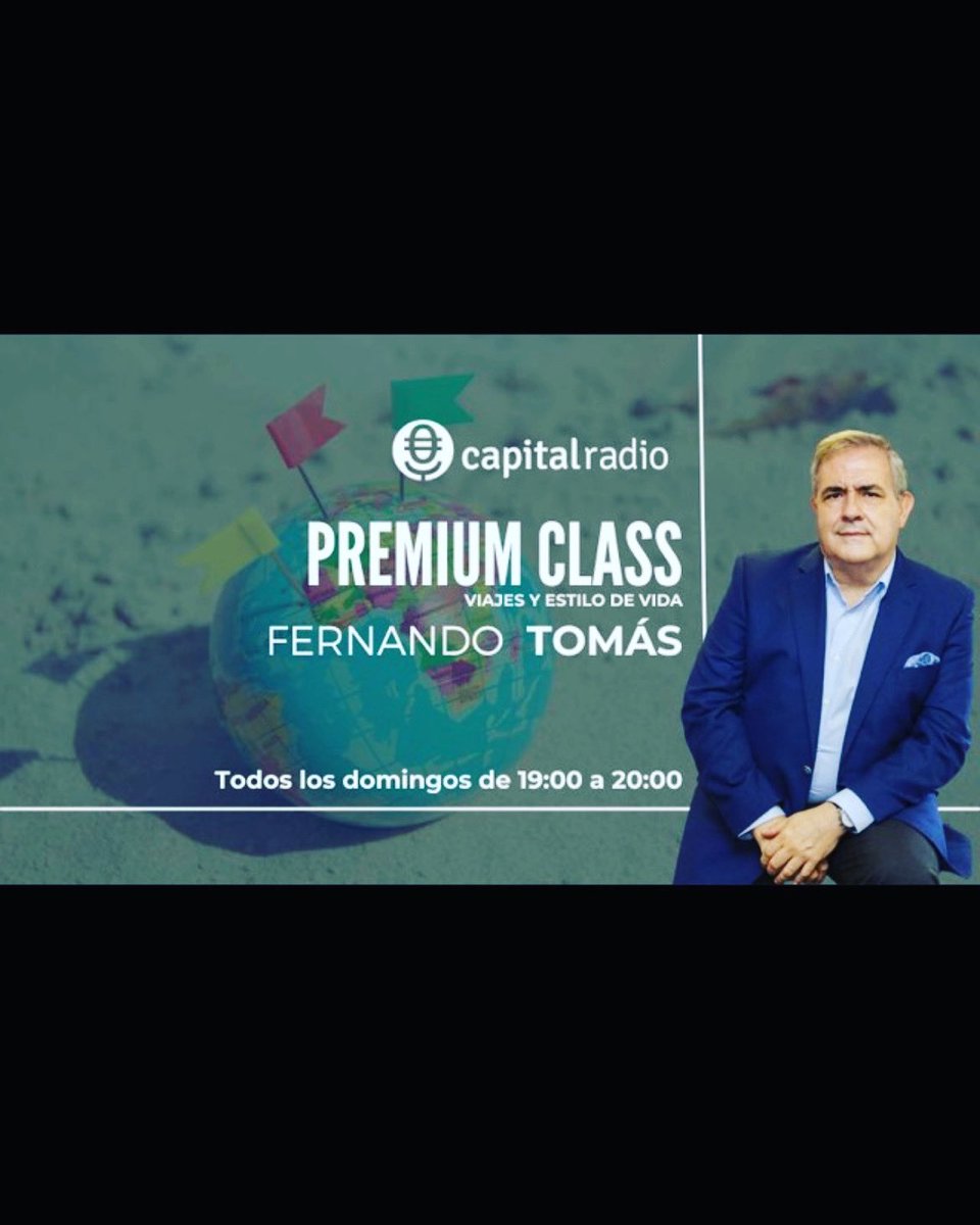 En mi programa Premium Class de @CAPITALRADIOB del domingo 12 febrero entrevisto a Domènec Biosca, Presidente de Educatur, dedicado a la formación a profesionales del turismo y asesor experto. No os lo perdáis