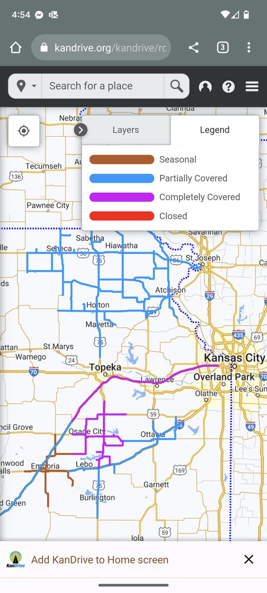 _becky_taylor's tweet photo. I just have to say, that was THE WORST drive into work I have ever EVER had. Check https://t.co/JzHtBrQsOo before you head out the door if you live east of Topeka, especially. 

Shout out to the fireman who followed me on K-10 to make sure I made it safely! https://t.co/R4BBNwmmFY
