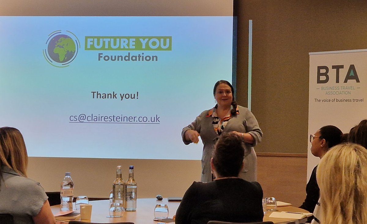 Great presentation @ClaireSteinerUK explaining how @ITTFutureYou can benefit the business travel employers to attract talent. @futureyoufoundation @TheBTAorg