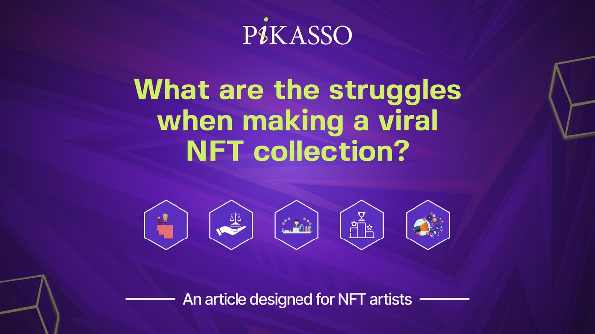 PikassoNFT's tweet photo. Pikasso solves many key issues for companies and creators struggling to begin using NFT and making their own collection. Find out how Pikasso can help any sized creator scale and adapt their business through innovative NFT infrastructure. 
#Artists #art https://t.co/L3LsobbbBZ