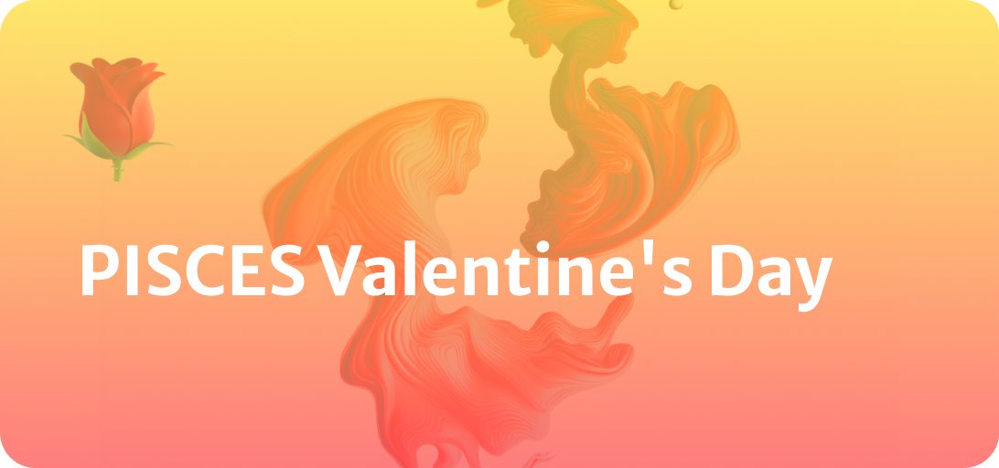 Join the #PISCES x #Galxe Valentine's event: Let's date!

Feel the love this Valentine's Day and register for the prize pool up to 60 USDT!

To enter:
1.Follow <a href="/PiscesBaishui/">Pisces NFT (SOLD OUT)</a>
2.Join discord.gg/pisces
3.Complete the task on discord and win rewards.

#pisces&amp;love  #Valentine
