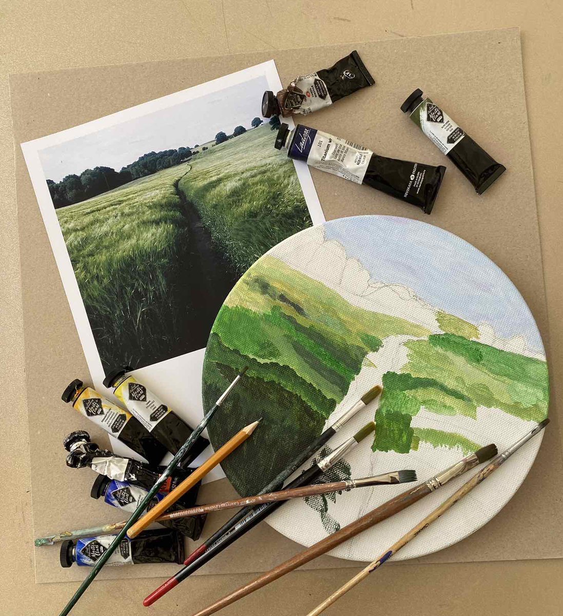 annetgl_NFT's tweet photo. Good morning my dear #NFTCommuntiy ❤️

I'm drawing a new picture🎨

#art #NFTartist #ArtistOnTwitter https://t.co/9iV5V7o5c5