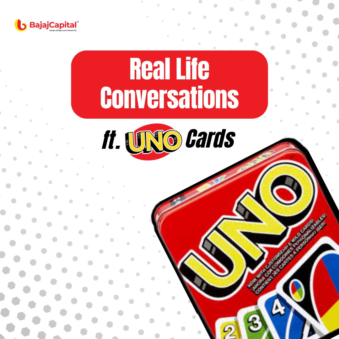 mybajajcapital's tweet photo. Real-life tax saving conversation ft. UNO cards!
#taxsaving #unocard #elss https://t.co/dbXck60gnu
