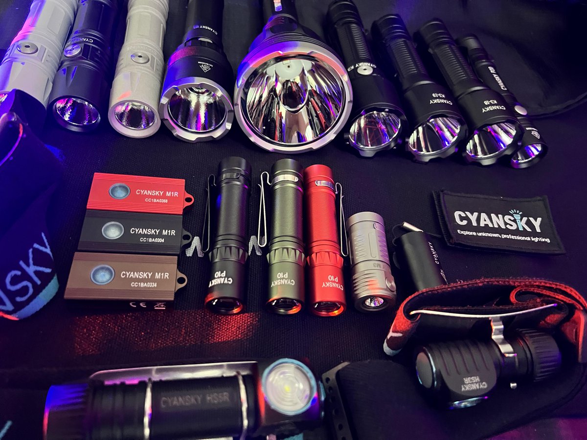 cyanskylight's tweet image. Which model is your favorite? ❤️And why?😆
#cyanskylight #cyanskyflashlight #ledflashlight #ledtorch