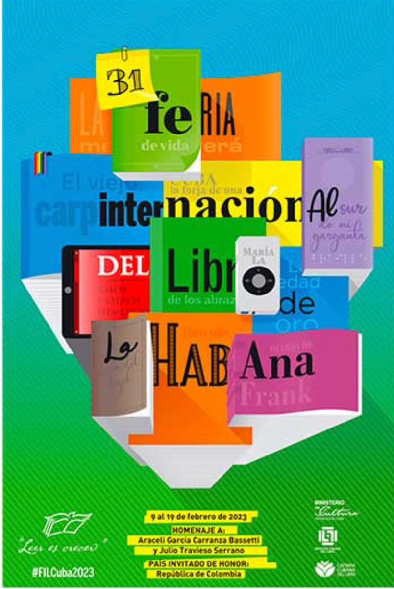 La Feria Internacional del Libro de la Habana regresará hoy 9 hasta el 19 de febrero, en su trigésimo primera edición. #Cuba #CubaPorLaVida