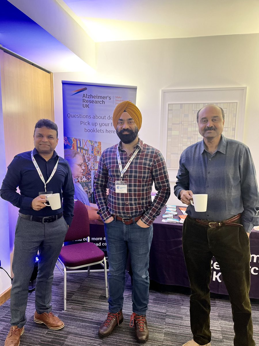 A great start at The National Dementia Conference 2023 at London and always great to meet colleagues from @lscft <a href="/NhsNirav/">NiravNHS</a> and Dr Varinder Singh.  #dementia 
#prevent dementia