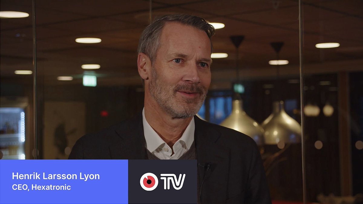 CEO Henrik Larsson Lyon in an interview about Year-end report 2022 from Hexatronic Group: hubs.ly/Q01BPysn0 (Interview in Swedish, version with English subtitles will be published in a few days.) #Hexatronic