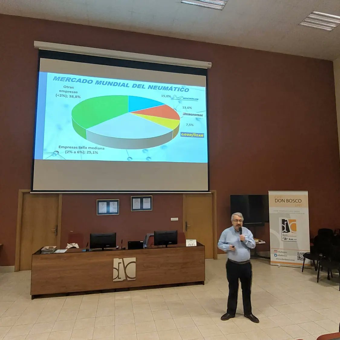 Automozioa_db's tweet photo. Gaur @Michelin en hitzaldi interesgarria autoko 50. Urteurrenean.
Interesante charla sobre neumáticos #Michelin en el 50 aniversario de Automocion.
#neumaticos #michelinlasarte #lasarte #50aniversario #muchomasquefp #lanbideheziketa https://t.co/C7jQJBpB2r