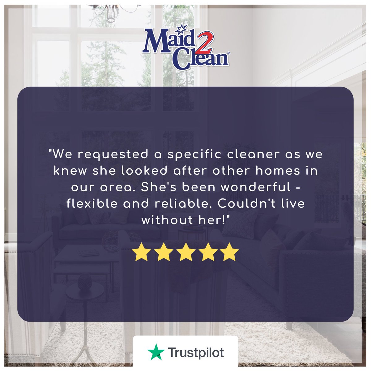 cleanernearmeuk's tweet image. Another happy client! Thank you for your feedback

maid2clean.link/reviewsfb

#maid2clean #cleaningreview #trustedcleaners #reliablecleaner #cleaner