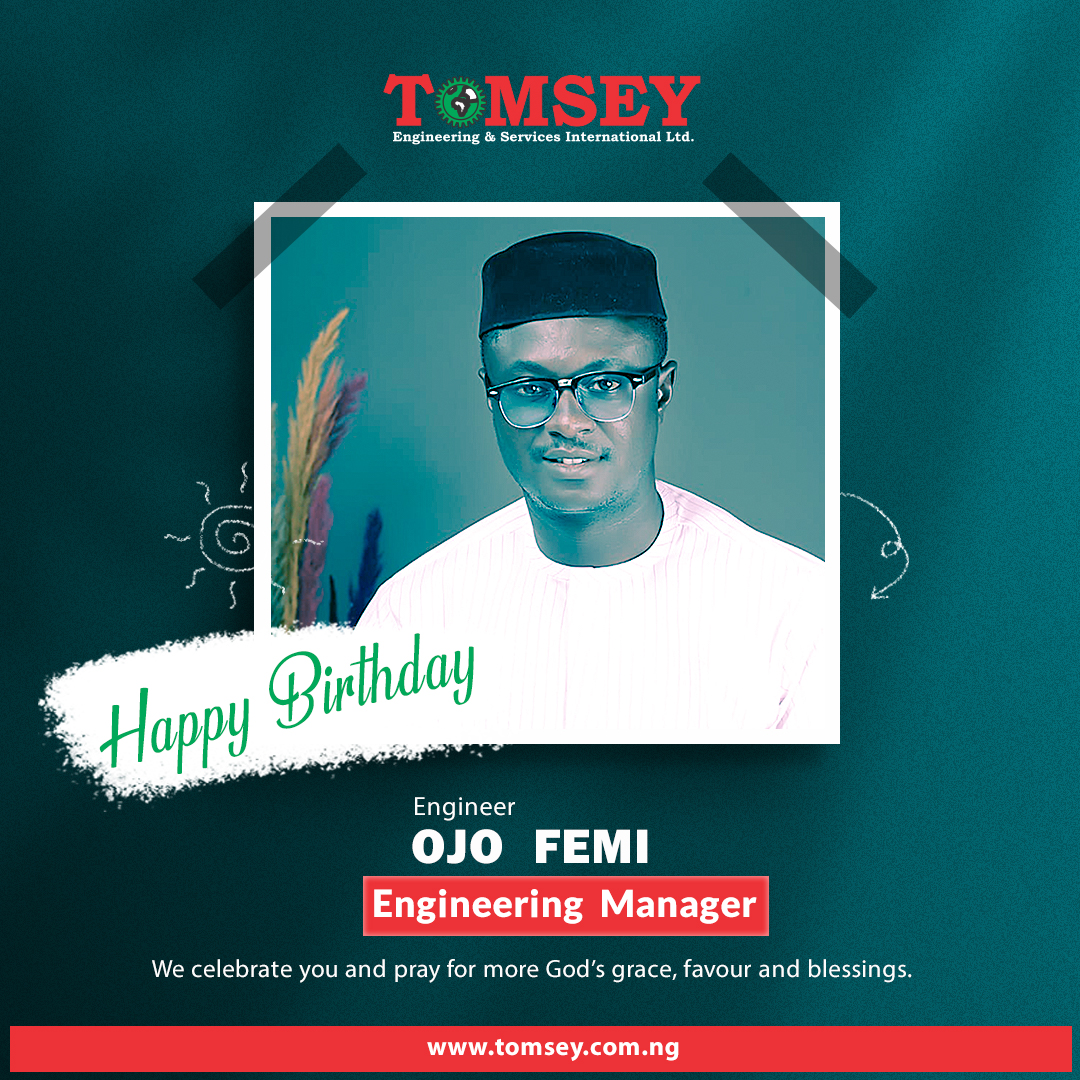 tomseyeng's tweet photo. Happy birthday to one of the vibrant managers of the team🥳🥳 ojo babafemi.

We pray this season ushers in the best years of your life.

Love from all of us @tomseyeng  🥂

#happybirthday #tomseyengineering #celebration  #life #engineering #safety #love #management https://t.co/TS3JYyiogQ
