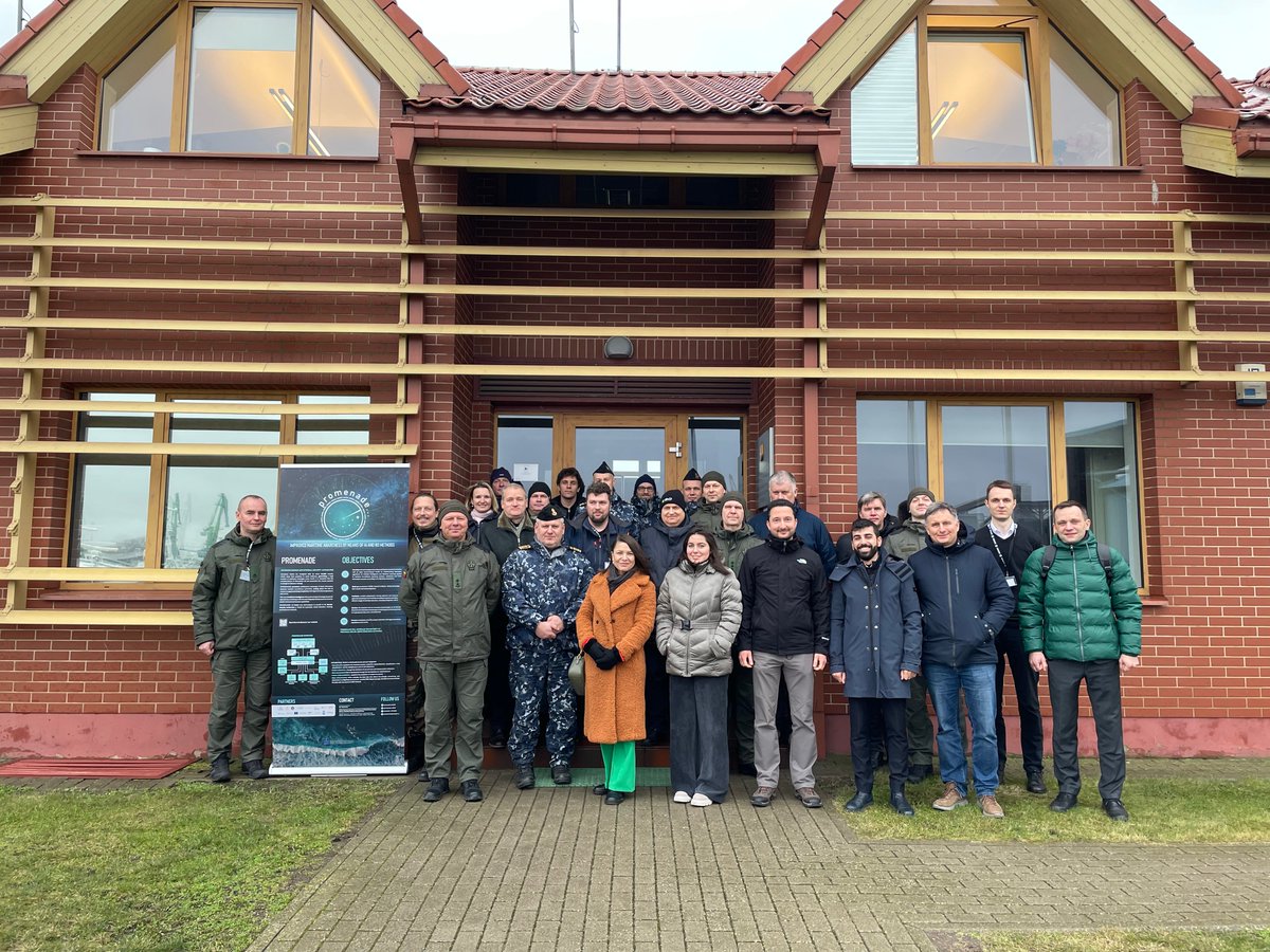 𝗟𝗮𝘁𝗲𝘀𝘁 𝗻𝗲𝘄𝘀 𝗳𝗿𝗼𝗺 𝘁𝗵𝗲 𝗣𝗥𝗢𝗠𝗘𝗡𝗔𝗗𝗘 𝗽𝗿𝗼𝗷𝗲𝗰𝘁: the Baltic trial ended with great results! 

A special thanks to the involved #PROMENADE partners!

Read the #news on the #website! 

promenade-project.eu/promenade-balt…

#H2020 #EUCommission #BorderSecurity