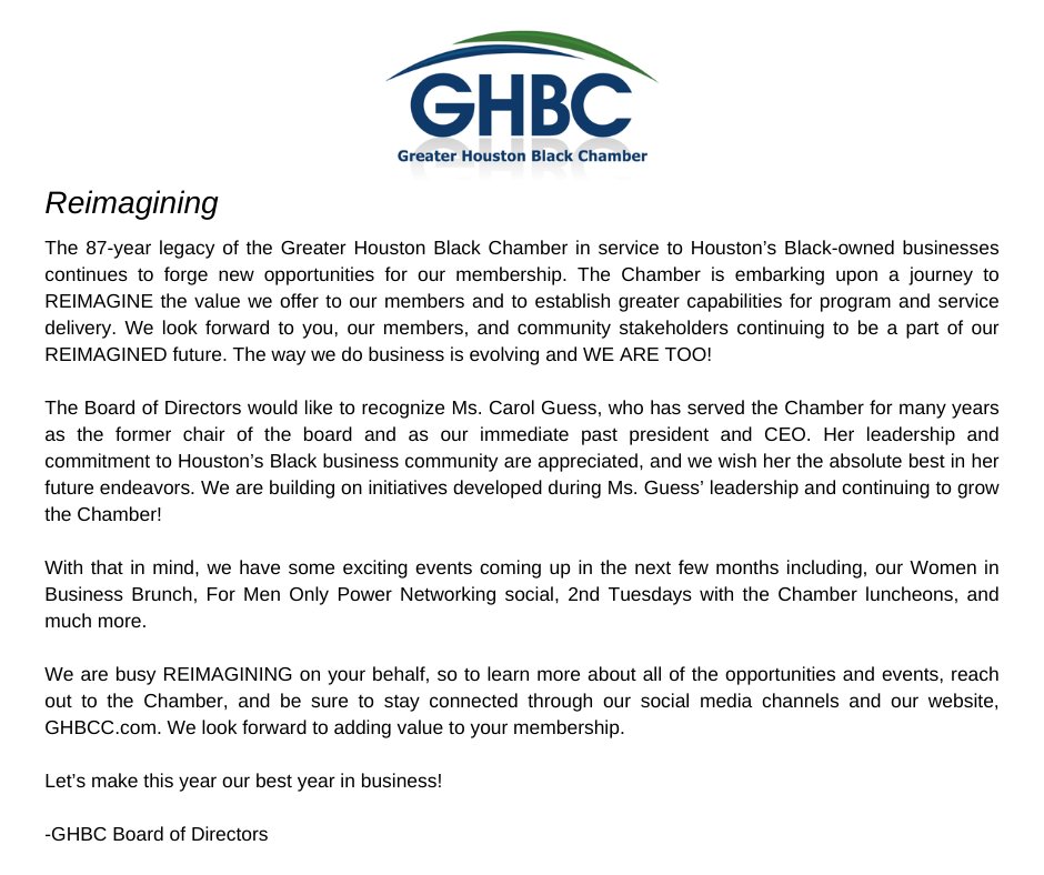 We are imagining a new Chamber. Stay tuned!