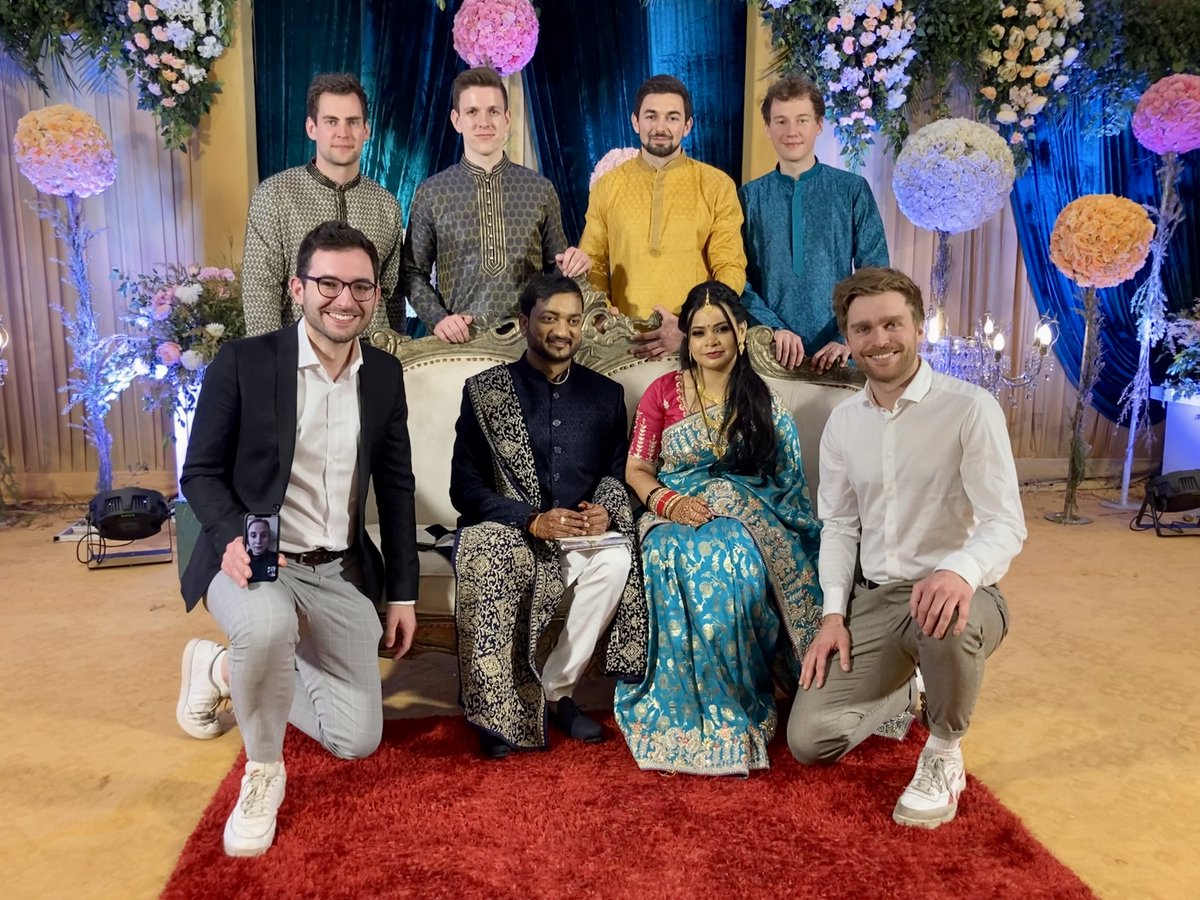 Many congratulations to <a href="/AKaithal/">Akash Kaithal</a> and Pooja for tying the knot 💍! Our coworkers were tremendously happy to join the fabulous celebrations in their hometown Kanpur. 🇮🇳  🥳