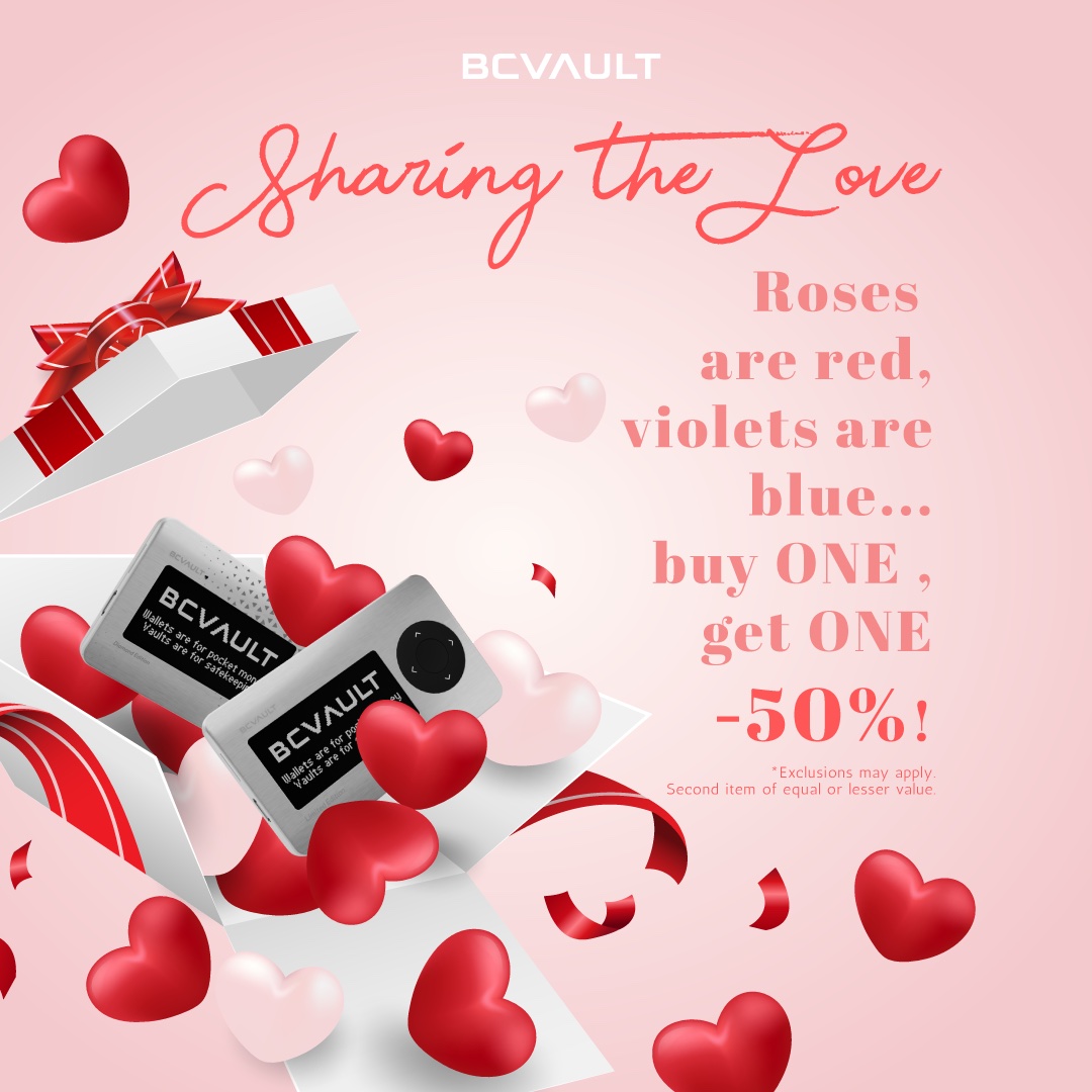 BCVaultOfficial's tweet photo. 🌹Roses are red, violets are blue. Honey, I spent some #Crypto, buying BC Vault #diamond for you ❤️
Shop now: https://t.co/GGzxlhuSGv
#wallet #love #selfcustody #cryptowallet #cryptowallets #cryptowalletguide #itsacryptowalletnotajuul #cryptowalletcards https://t.co/89cB0n9TJ9