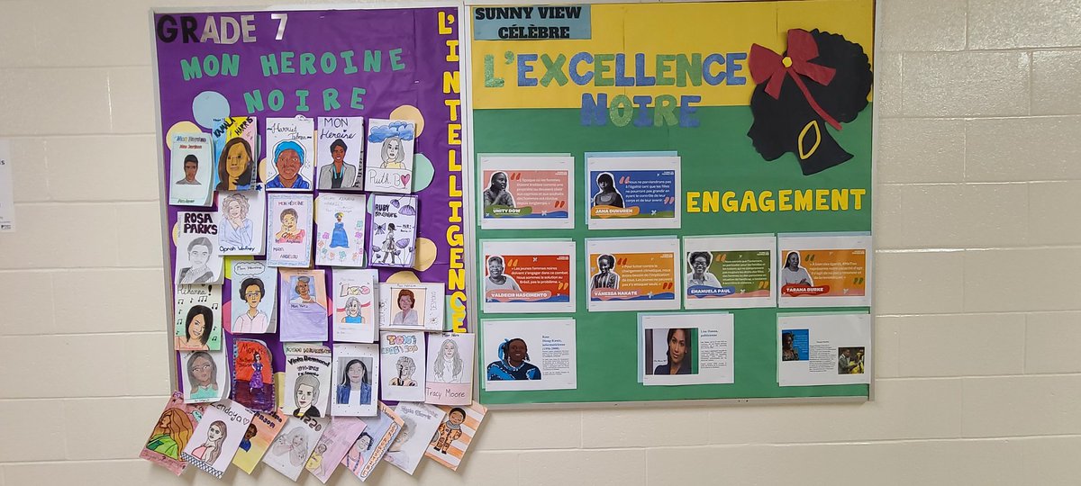 mrsmfrancis1's tweet photo. When Black Excellence is being taught all year round in all subjects! Big Up to the @SunnyViewMS French team for teaching students the French vocabulary needed this past term to demonstrate their learning of Black Women! @PNeerja @daws_patrika @PeelSchools @WRT_PDSB https://t.co/pEjhE7S0Ik