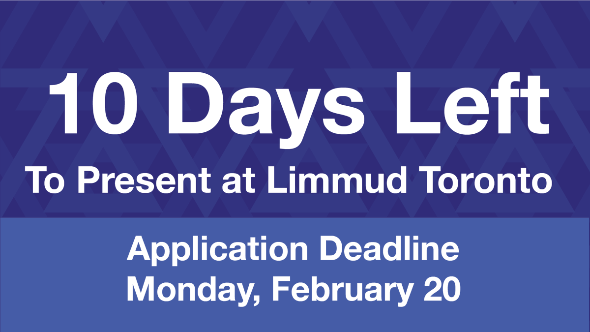 limmudTO tweet media